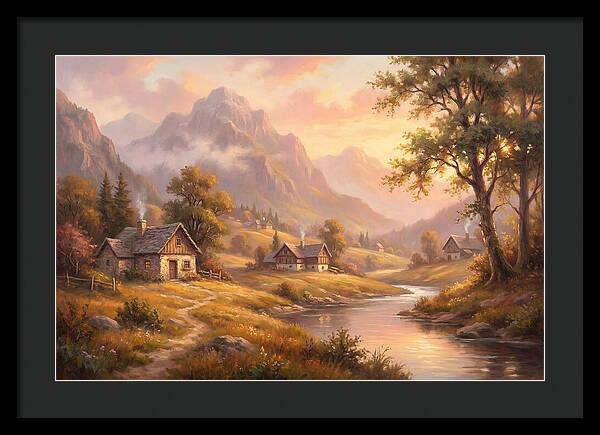 Serenity In Mountain Peaks