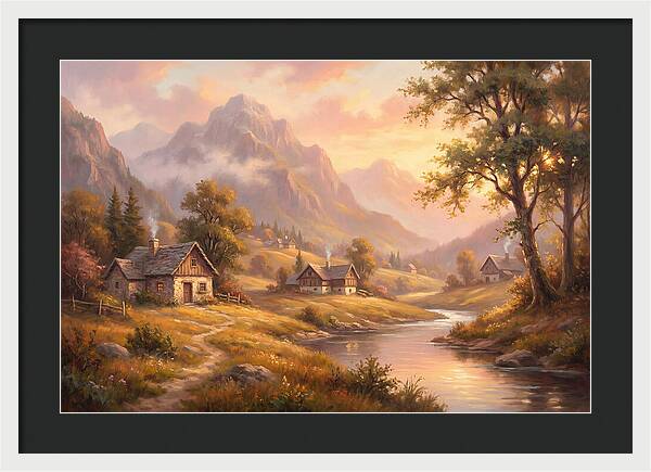 Serenity In Mountain Peaks