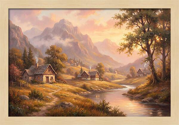Serenity In Mountain Peaks