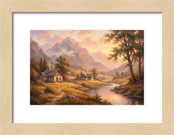 Serenity In Mountain Peaks