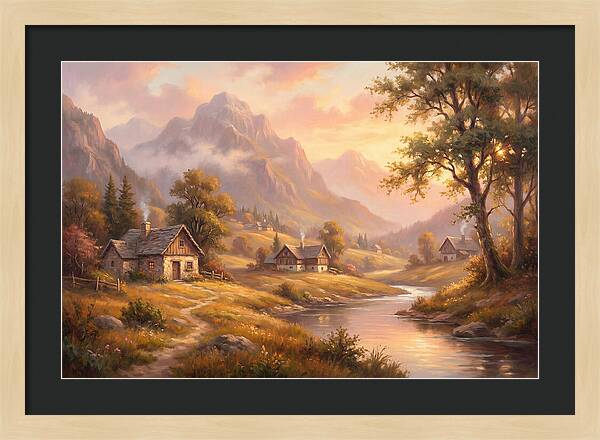 Serenity In Mountain Peaks
