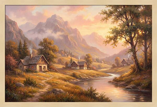 Serenity In Mountain Peaks