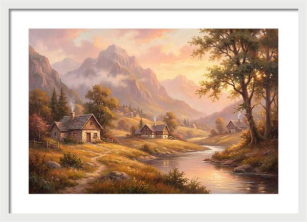 Serenity In Mountain Peaks