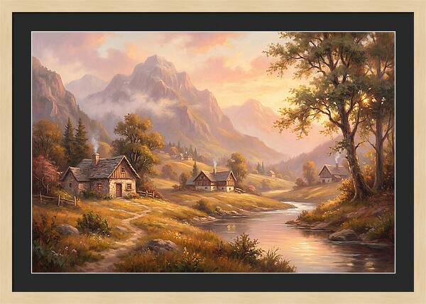 Serenity In Mountain Peaks