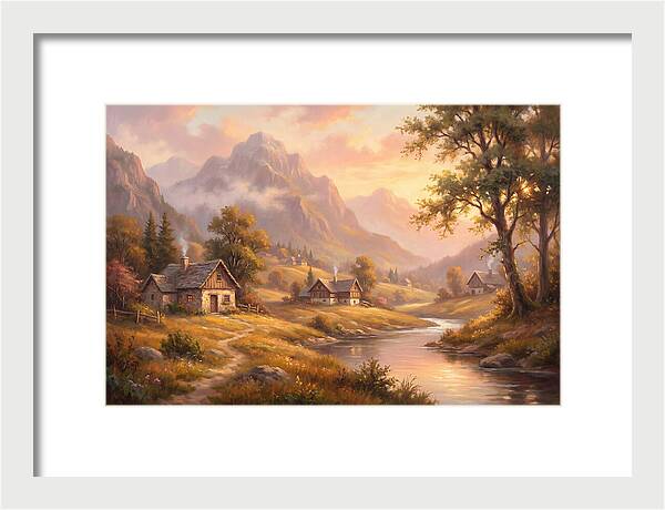 Serenity In Mountain Peaks