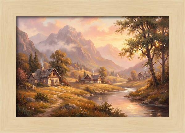 Serenity In Mountain Peaks