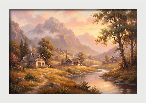 Serenity In Mountain Peaks