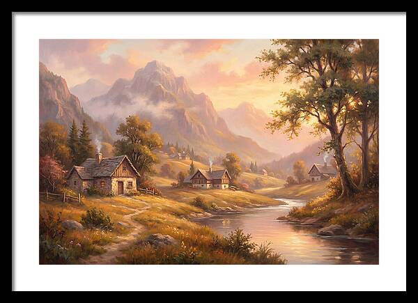 Serenity In Mountain Peaks