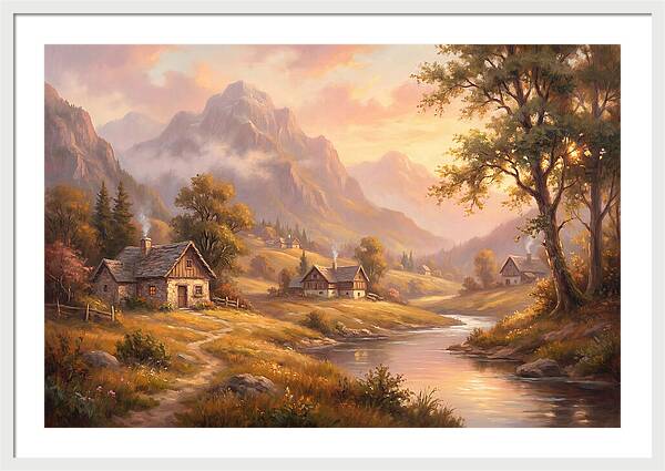 Serenity In Mountain Peaks