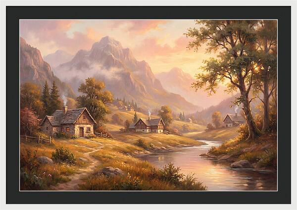 Serenity In Mountain Peaks