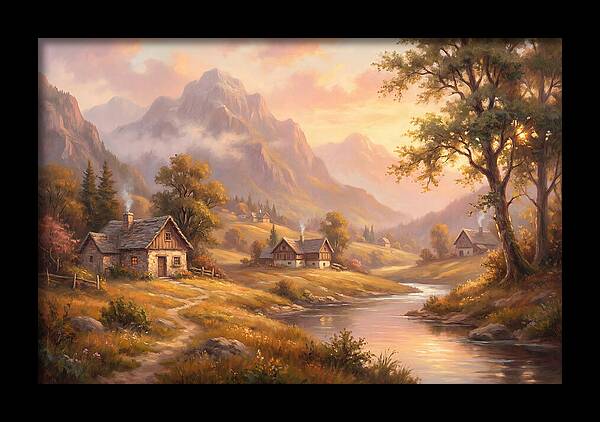 Serenity In Mountain Peaks
