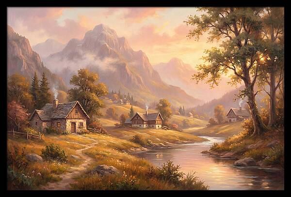 Serenity In Mountain Peaks