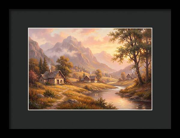 Serenity In Mountain Peaks