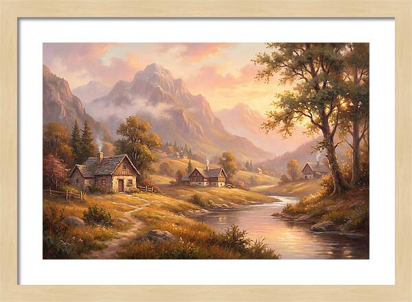 Serenity In Mountain Peaks