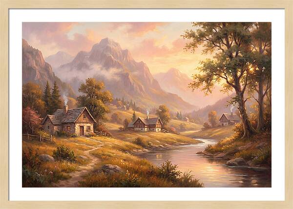 Serenity In Mountain Peaks