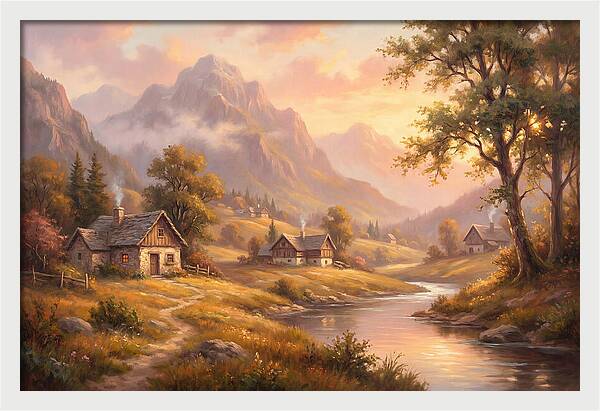 Serenity In Mountain Peaks