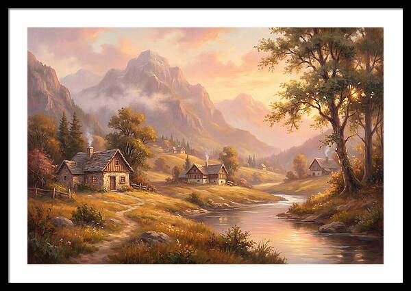 Serenity In Mountain Peaks