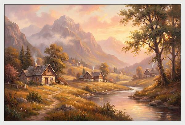 Serenity In Mountain Peaks