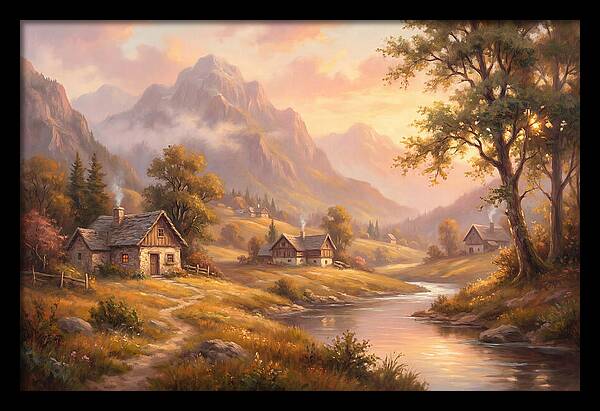 Serenity In Mountain Peaks