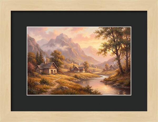 Serenity In Mountain Peaks