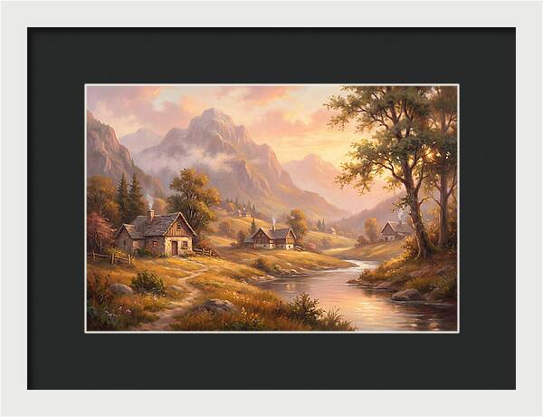 Serenity In Mountain Peaks