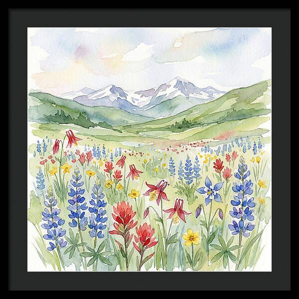 Serenity In The Mountain Meadow