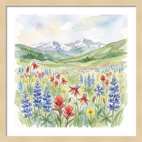 Serenity In The Mountain Meadow