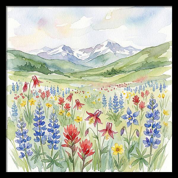 Serenity In The Mountain Meadow