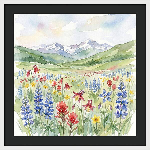 Serenity In The Mountain Meadow