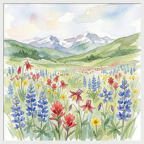 Serenity In The Mountain Meadow