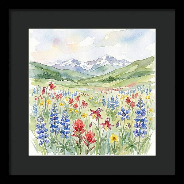 Serenity In The Mountain Meadow