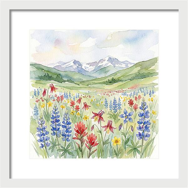 Serenity In The Mountain Meadow