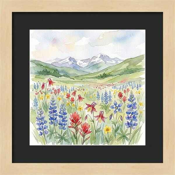Serenity In The Mountain Meadow