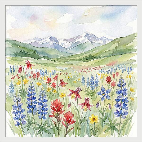 Serenity In The Mountain Meadow