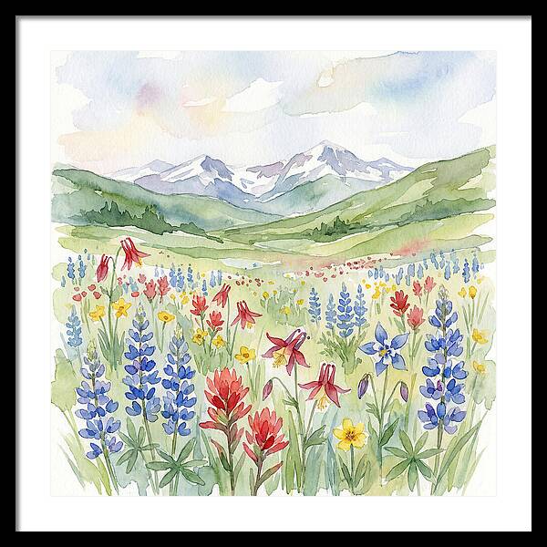 Serenity In The Mountain Meadow