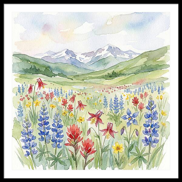 Serenity In The Mountain Meadow