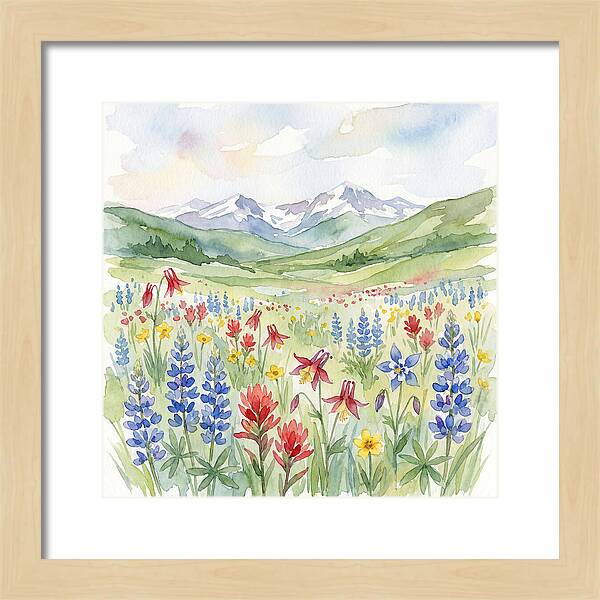Serenity In The Mountain Meadow