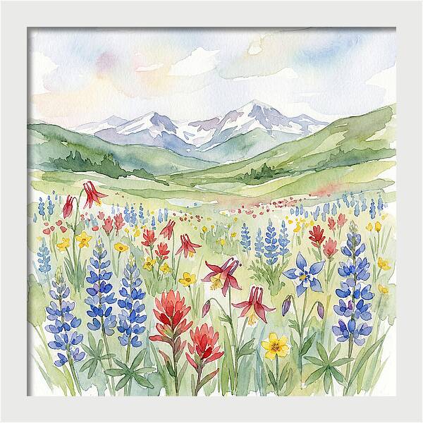 Serenity In The Mountain Meadow