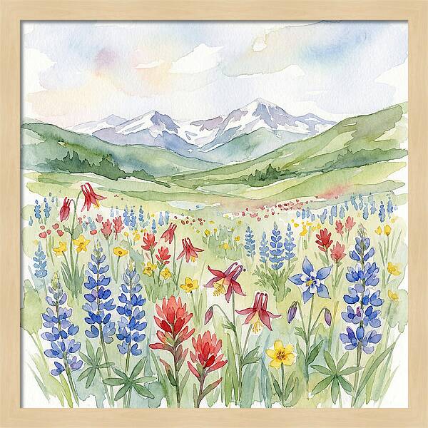 Serenity In The Mountain Meadow