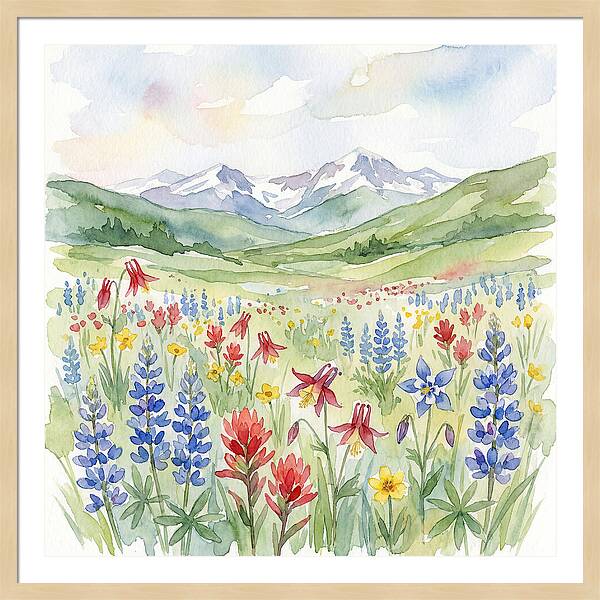 Serenity In The Mountain Meadow