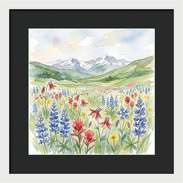 Serenity In The Mountain Meadow