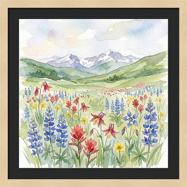 Serenity In The Mountain Meadow