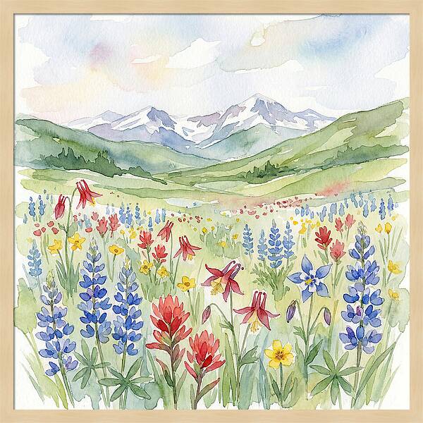 Serenity In The Mountain Meadow