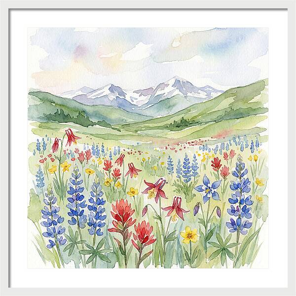Serenity In The Mountain Meadow