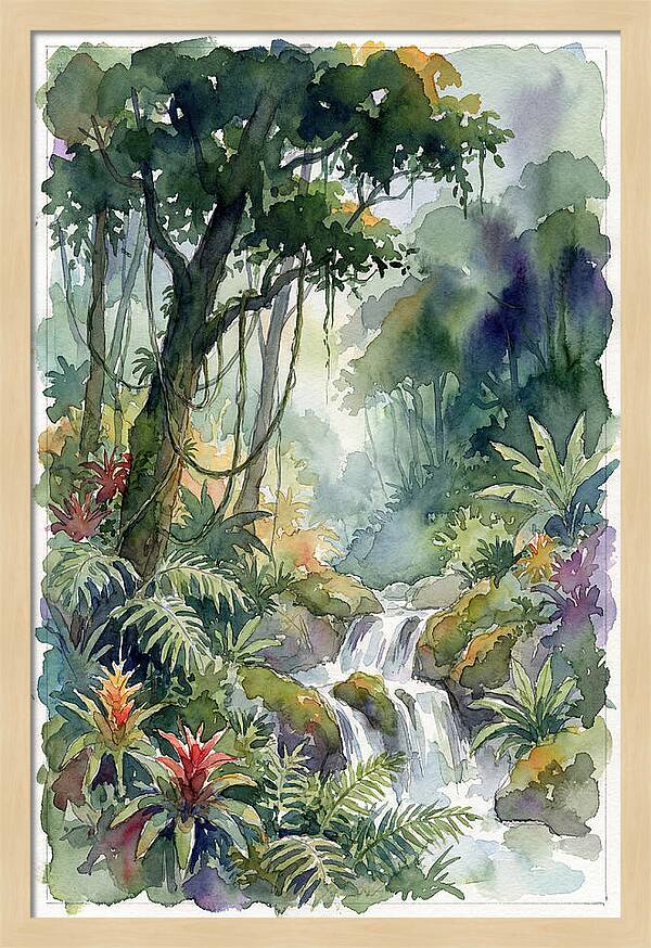 Serenity In The Rainforest
