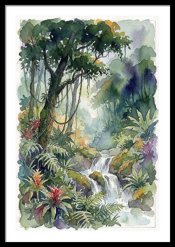Serenity In The Rainforest
