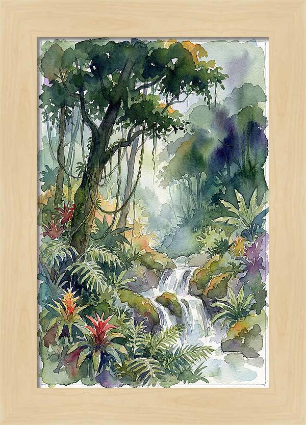 Serenity In The Rainforest