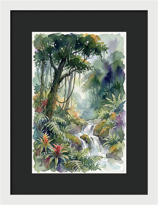 Serenity In The Rainforest