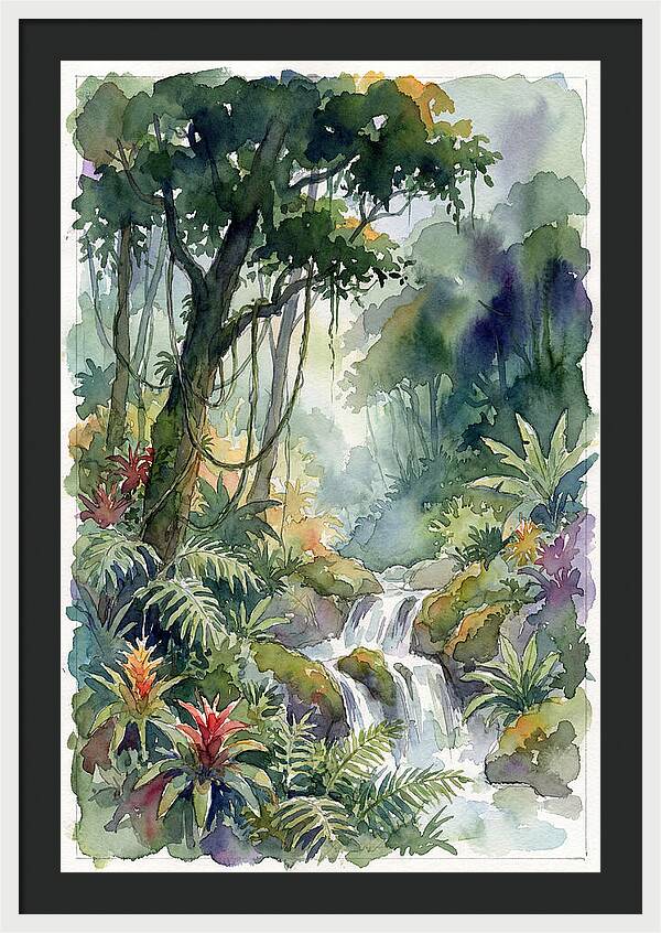Serenity In The Rainforest