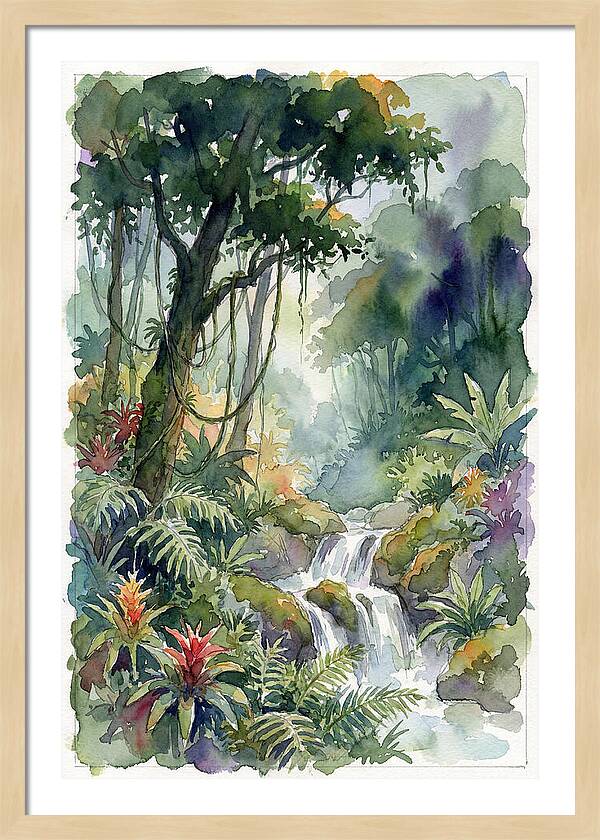 Serenity In The Rainforest